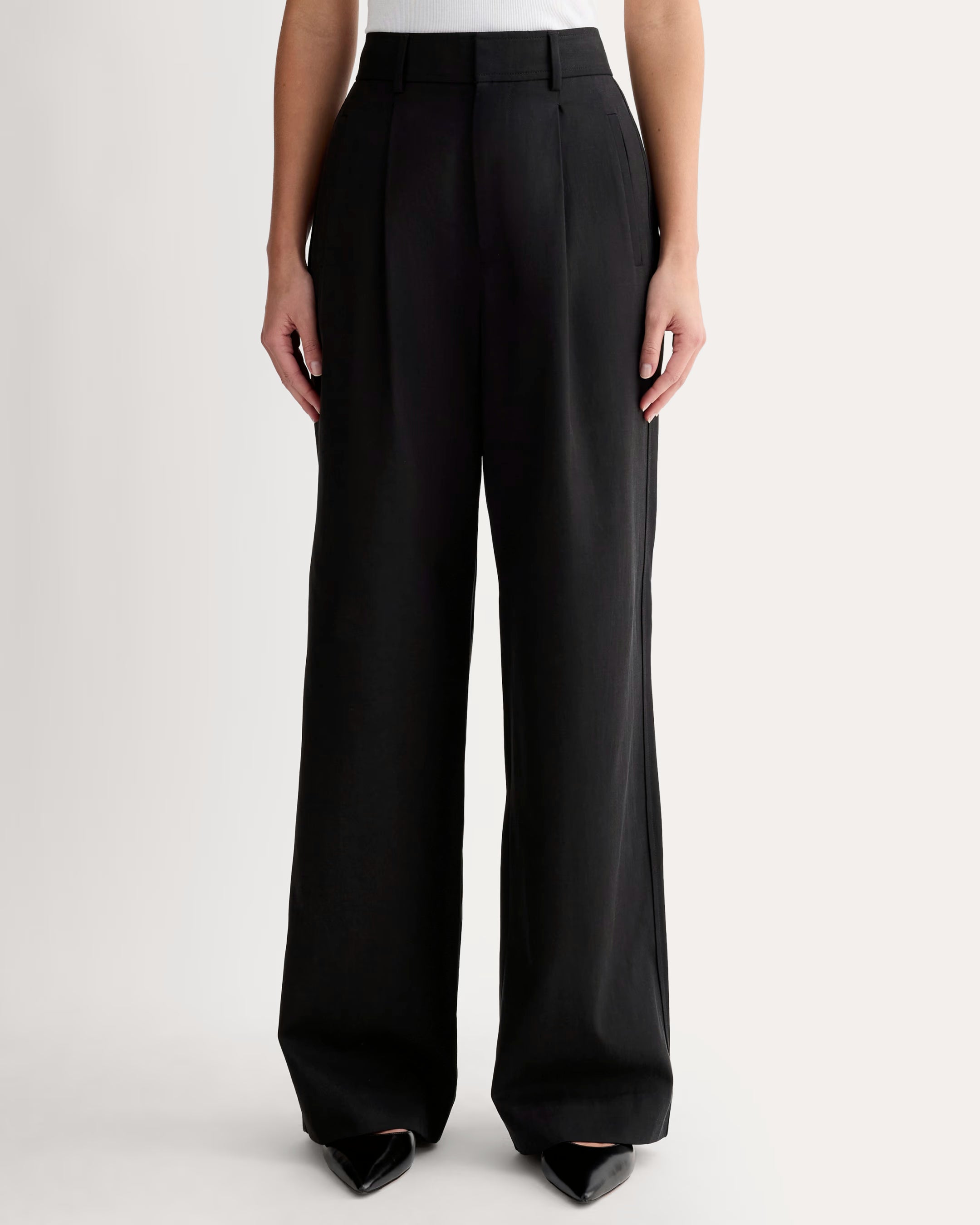 The Draper Pleated Pant in Buttersmooth