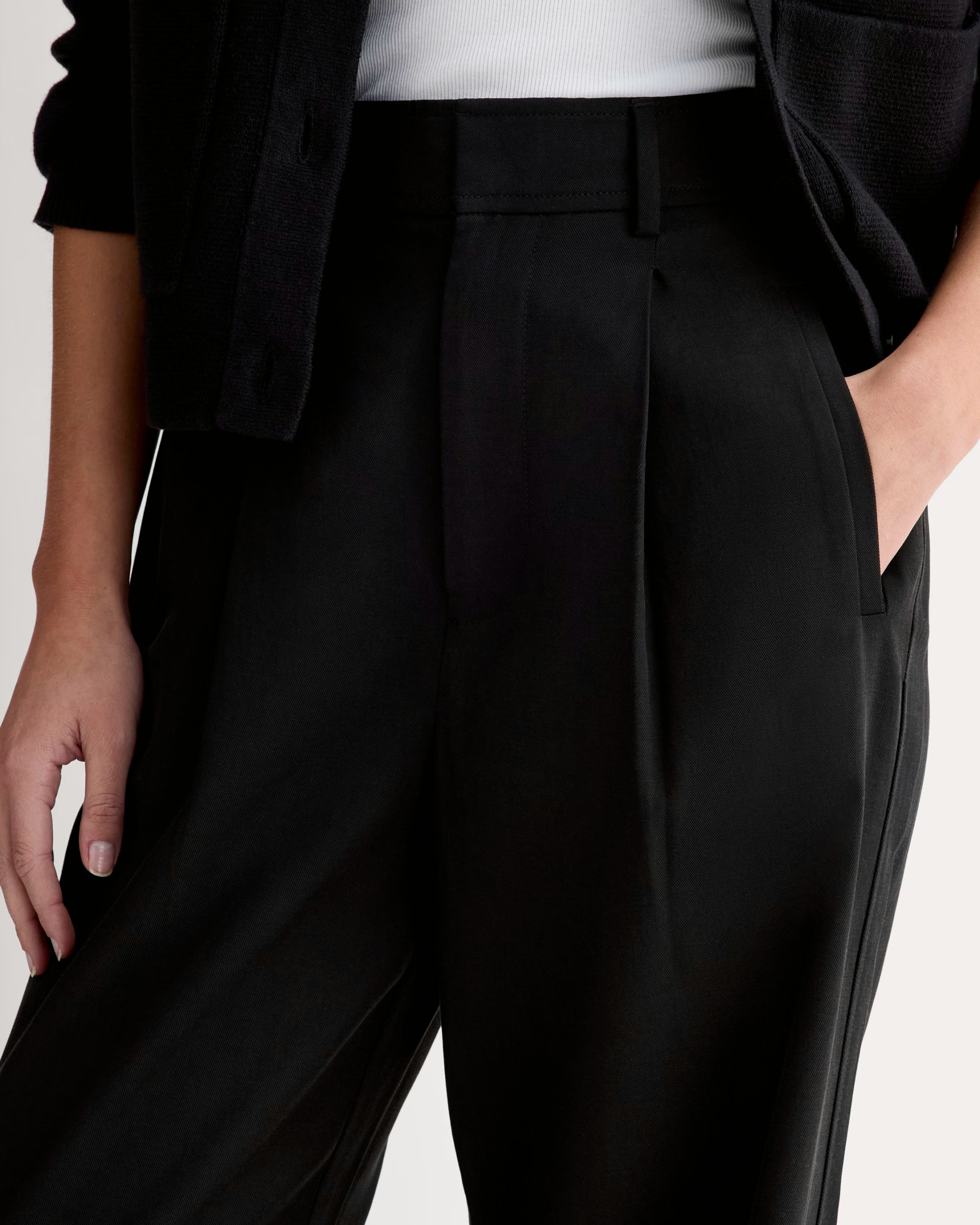The Draper Pleated Pant in Buttersmooth