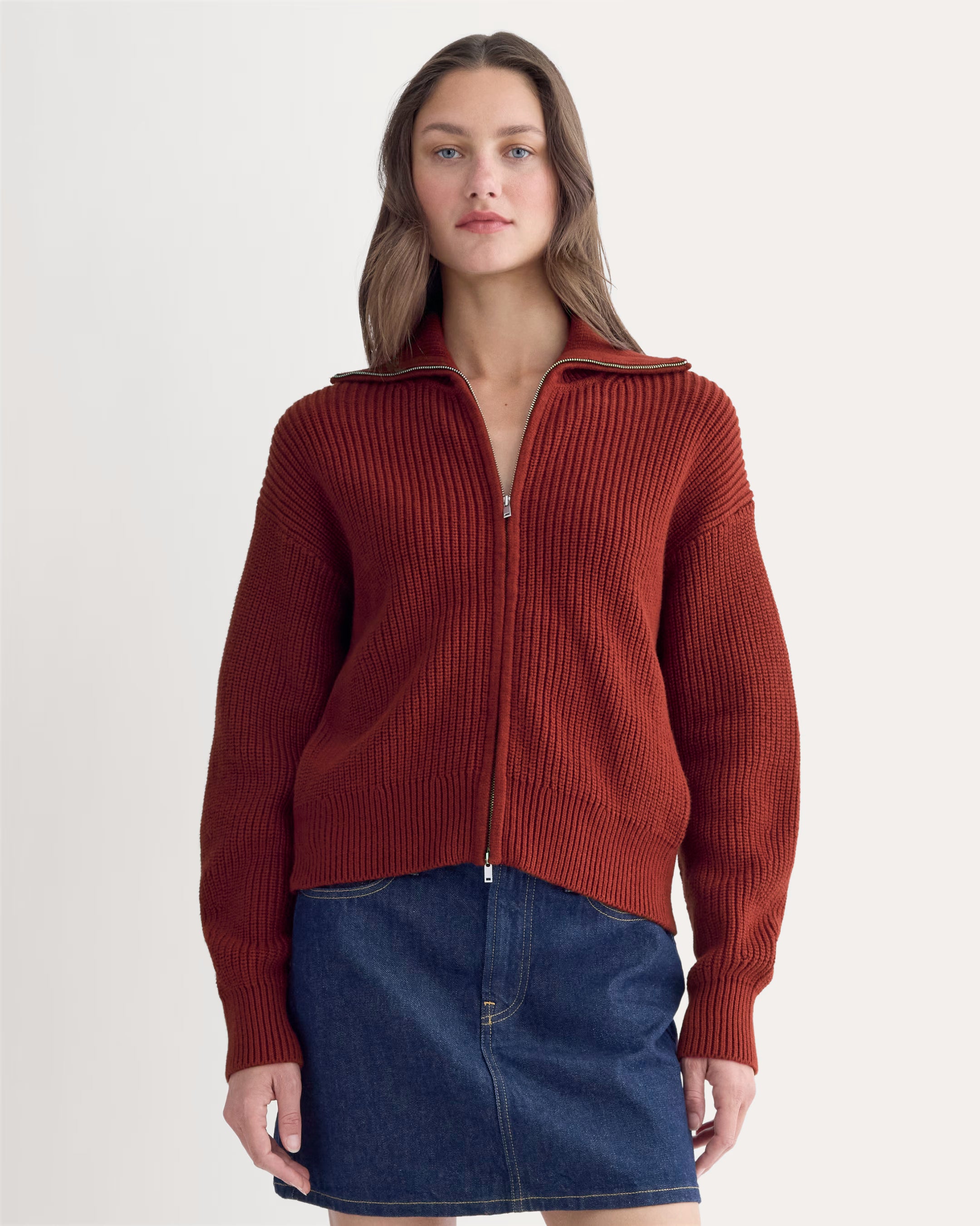 The Full-Zip Sweater Cotton