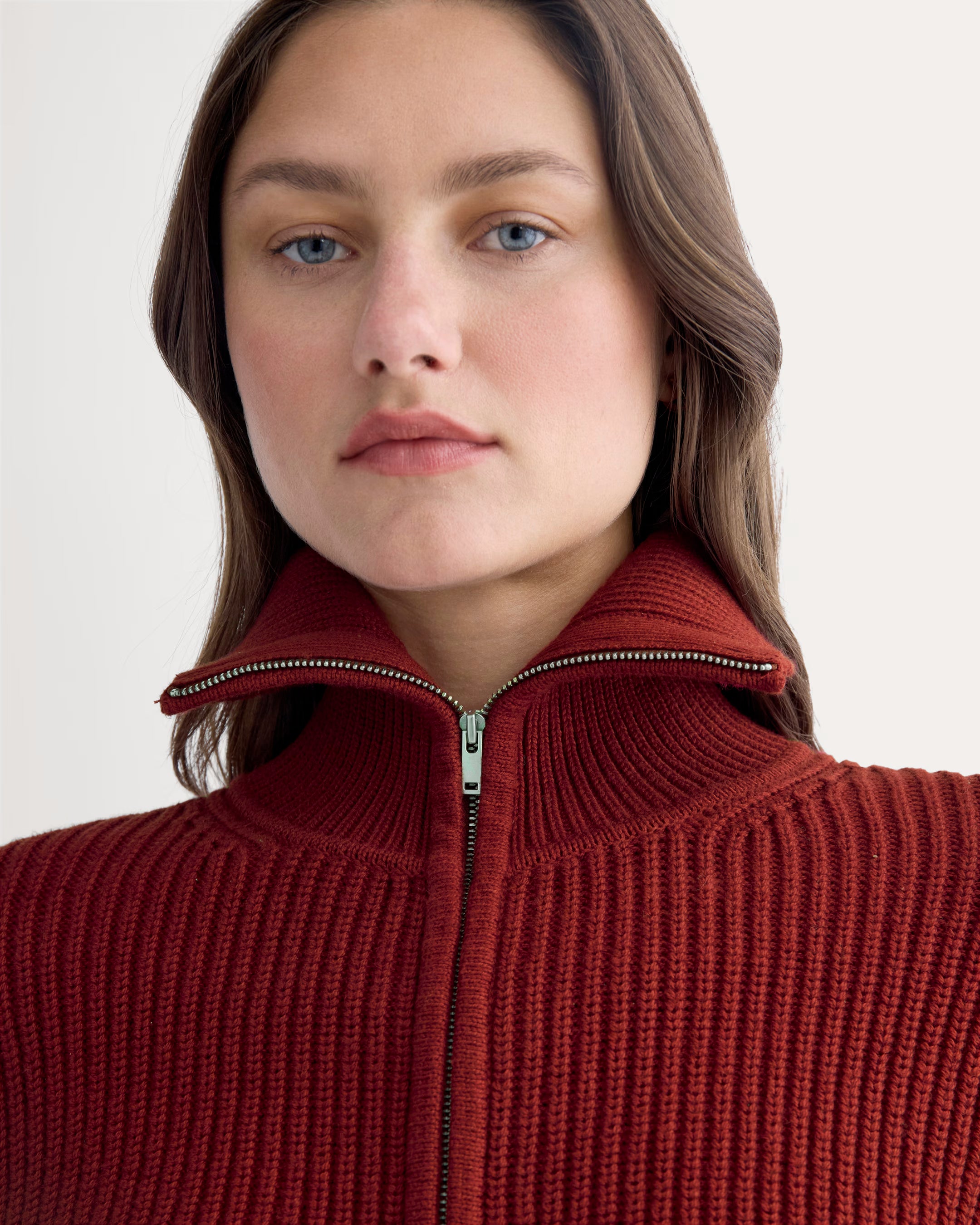The Full-Zip Sweater Cotton